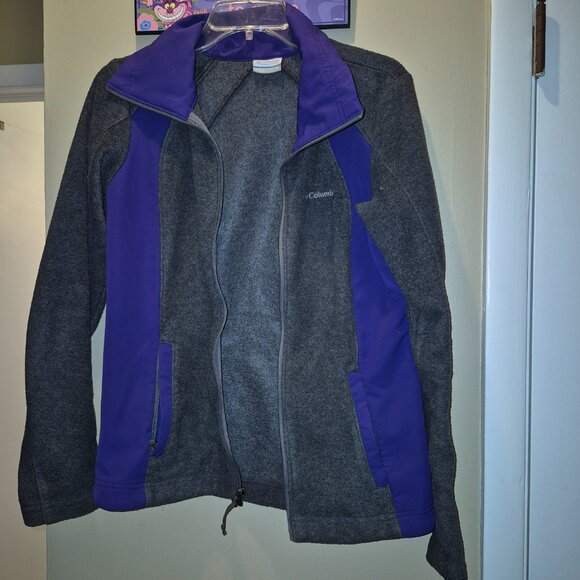 Columbia Purple and Gray Women's Jacket Size Medium - Picture 1 of 4
